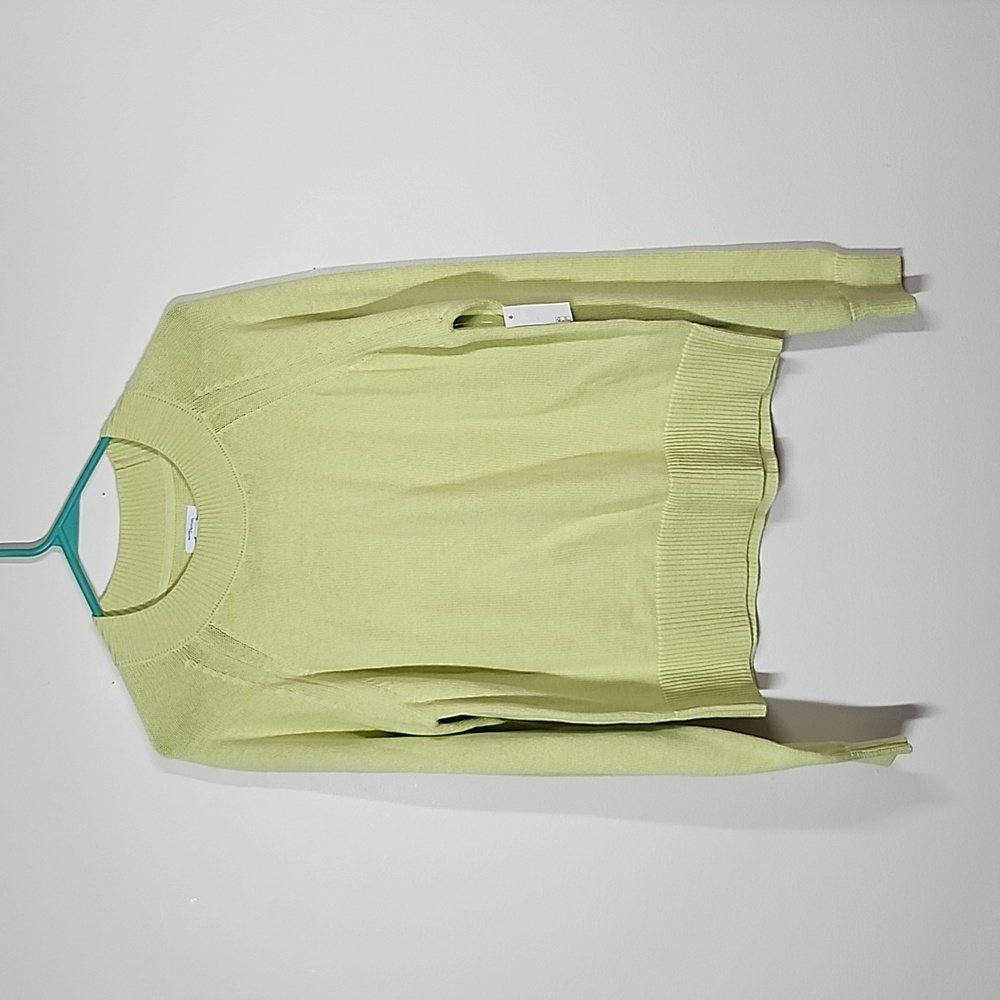 Daily Ritual Crewneck Pullover Sweater Green Womens medium Normcore Casual
